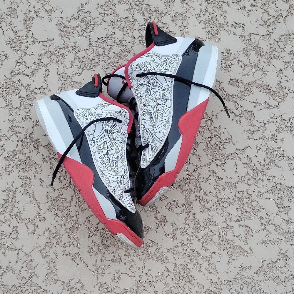 Jordan Kids Sneakers - Black, White, Red